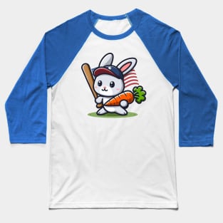 A Whimsical Tribute to American Culture in Cartoon Style T-Shirt Baseball T-Shirt